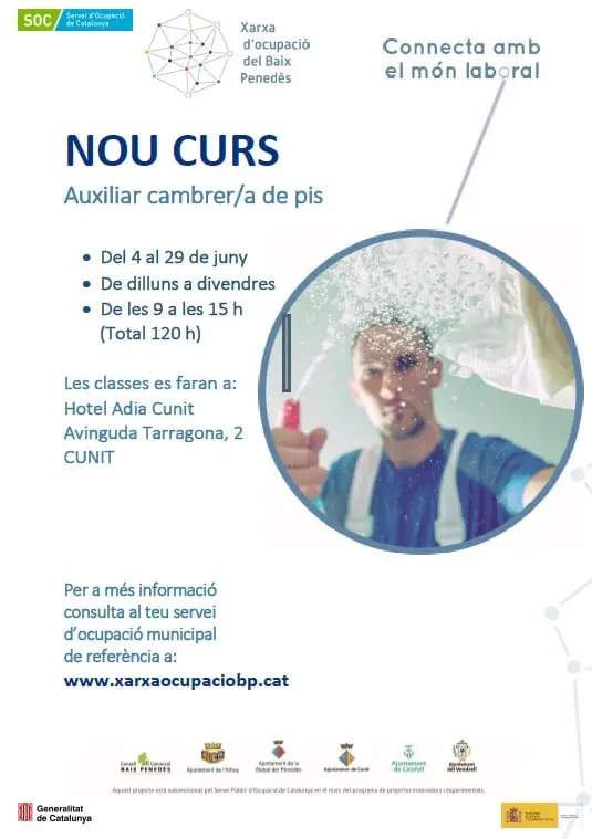Actualment esteu veient Encara hi ha places pel curs d’aux. cambrer/a d’hotel