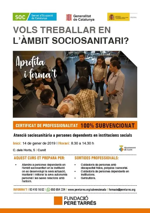 Actualment esteu veient 10/1/2019 – Sessió informativa CP Atenció Sociosanitària
