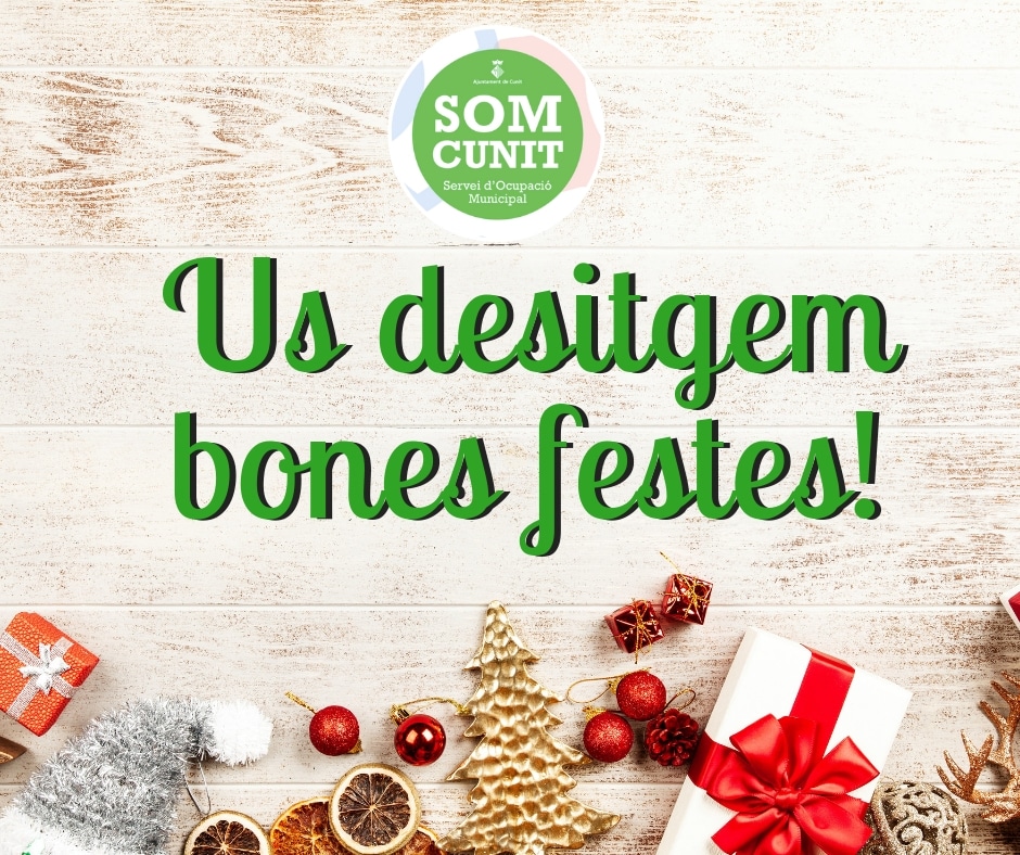 You are currently viewing El SOM Cunit us desitja molt Bones Festes!