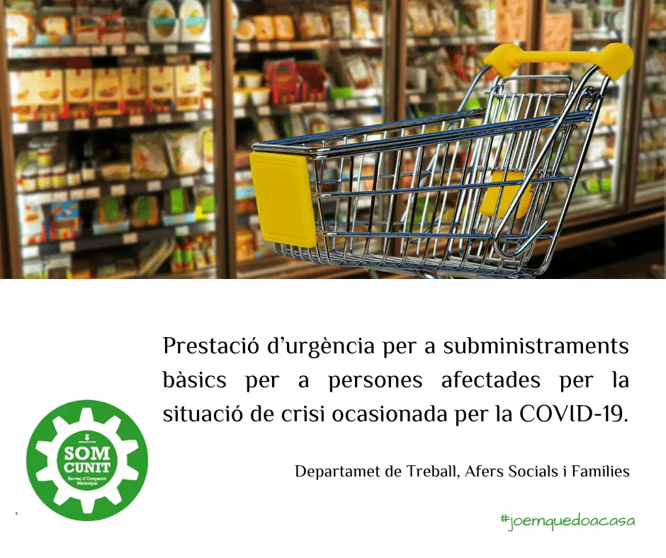 Actualment esteu veient Prestació d’urgència per a subministraments bàsics (tràmit disponible online)