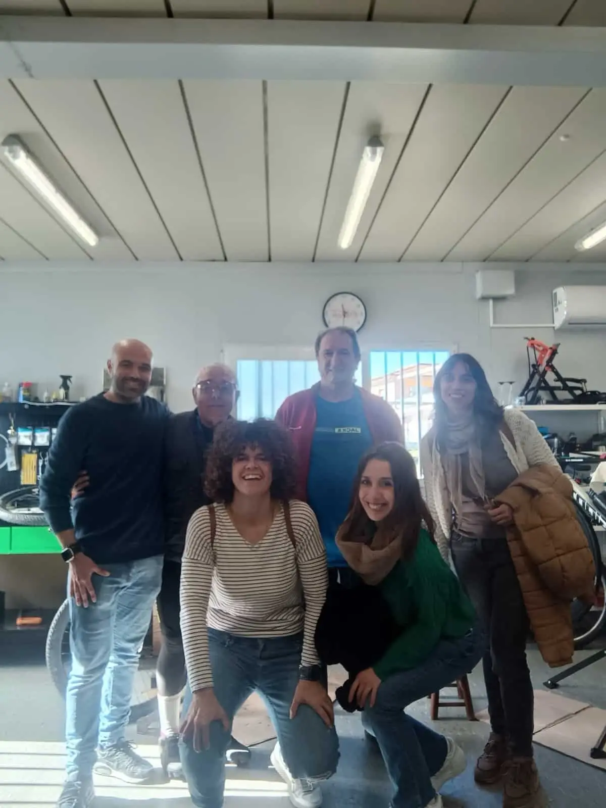 Actualment esteu veient Hem tingut la grata visita de les tècniques del programa singulars de Calafell.