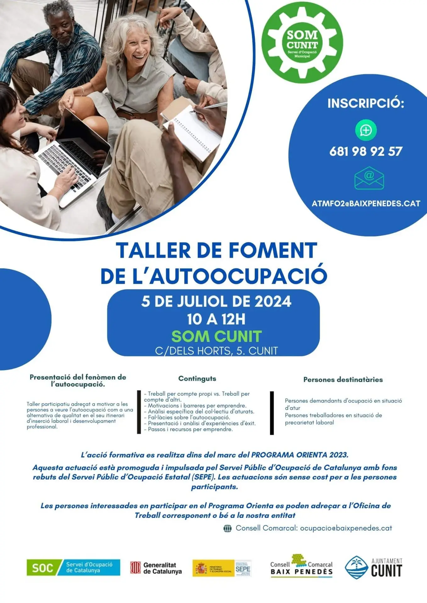 Actualment esteu veient Taller de foment de l’autoocupació