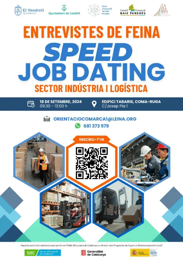 Actualment esteu veient SPEED JOB DATING SECTOR INDÚSTRIA I LOGÍSTICA