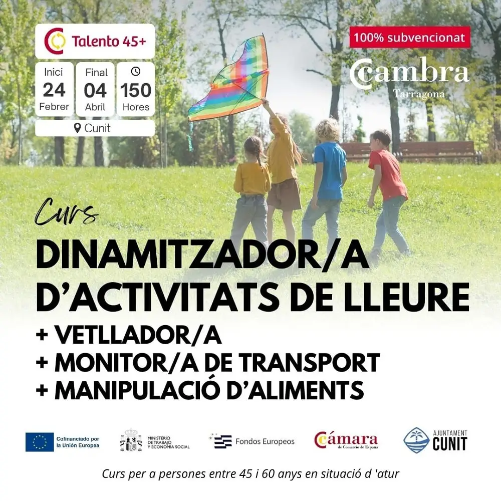 Actualment esteu veient CURS DE DINAMITZADOR/A D’ACTIVITATS DE LLEURE